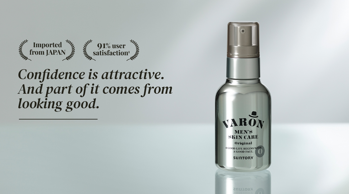 Varon Men skin care, Confidence is attractive. And part of it comes from looking good.